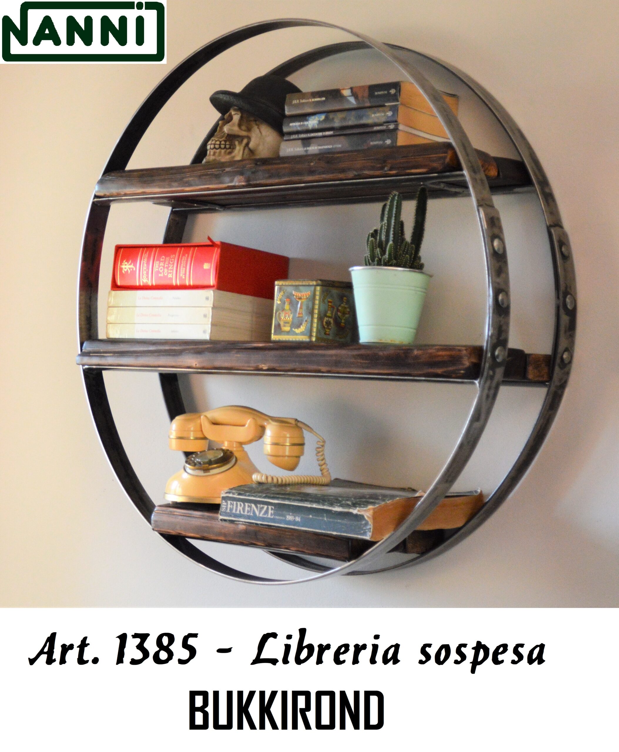 Libreria sospesa "BUKKIROND"