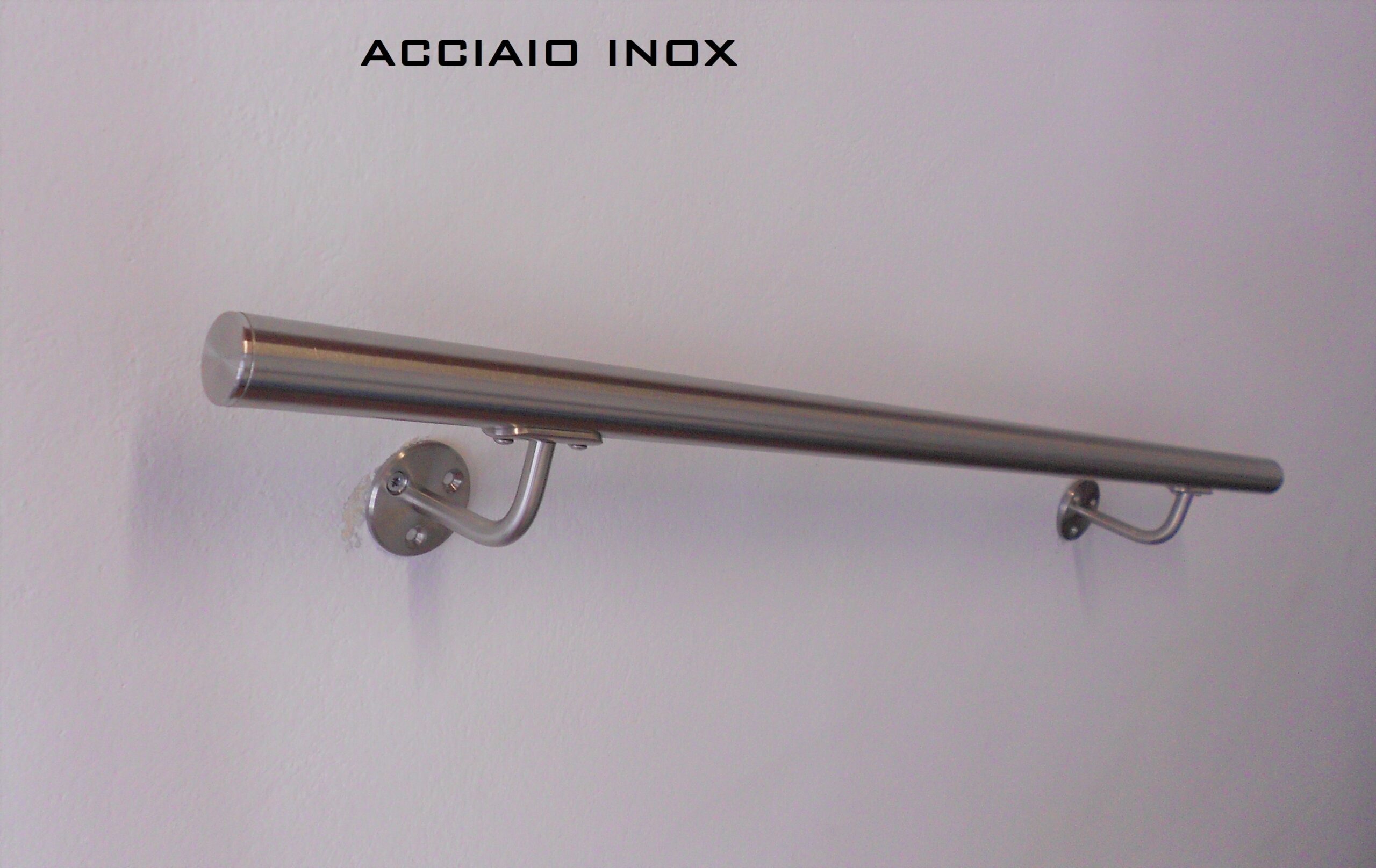 Corrimano in acciaio Inox satinato